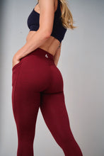 Load image into Gallery viewer, XO Lounge Leggings - Red Wine
